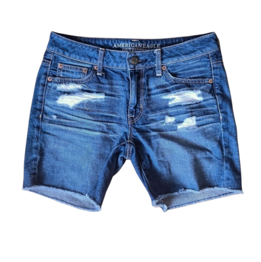 American Eagle Outfitters Women's Distressed Denim Shorts 2014 | Size 2